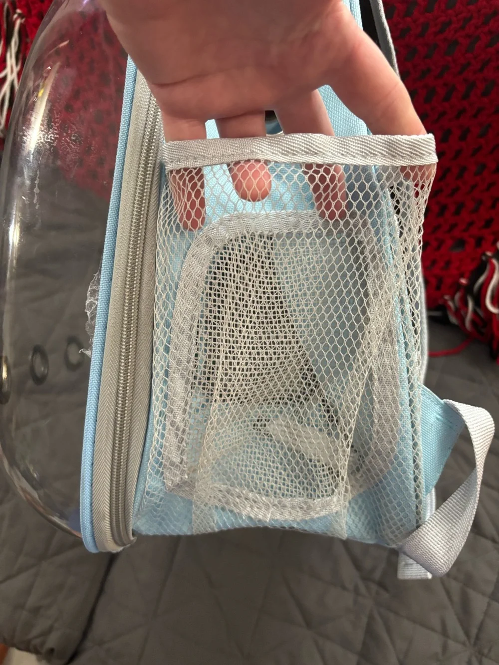 Pet backpack..blue..(NWOT)
